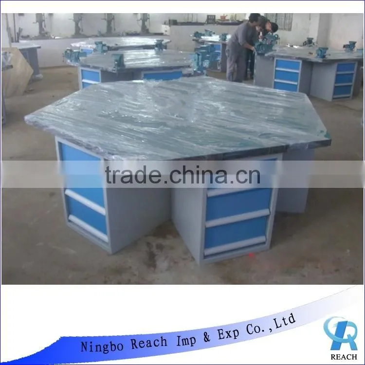 Factory Sale Anti-static Top Hexagonal Steel Workbench