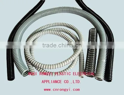 Black pvc plastic tubing
