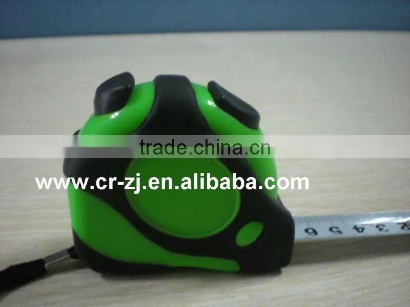 3M Cute green case with rubber tape measure