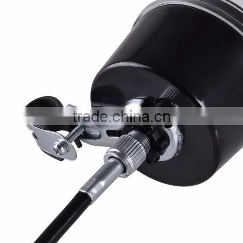 Analog Bicycle Speedometer Resettable Odometer Classic Style For Exercycle Bike