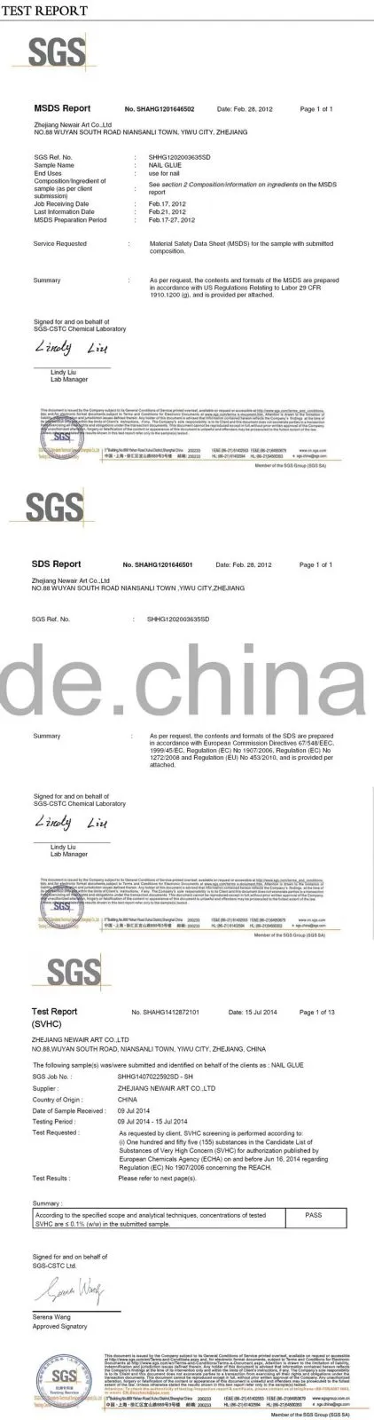 Professional high quantity full text report super nail glue 6g nail tip glue