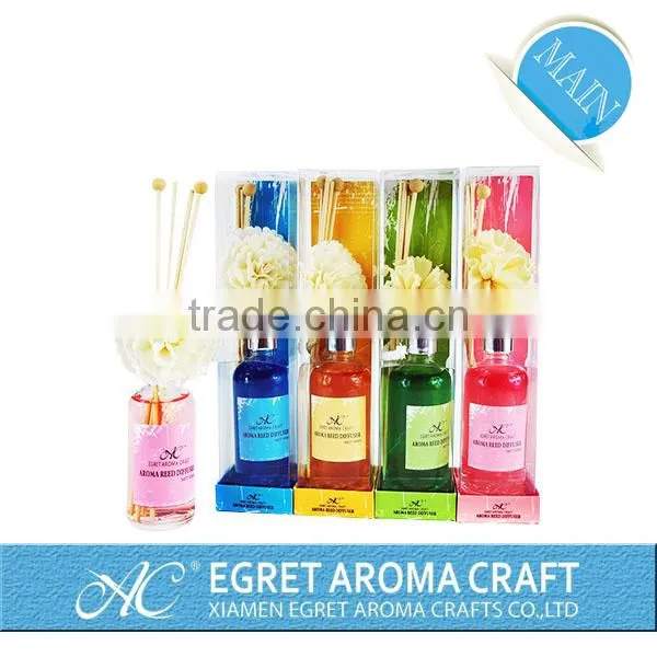 EA3-140018 decorative sola flower natural aroma flower diffuser with rattan sticks