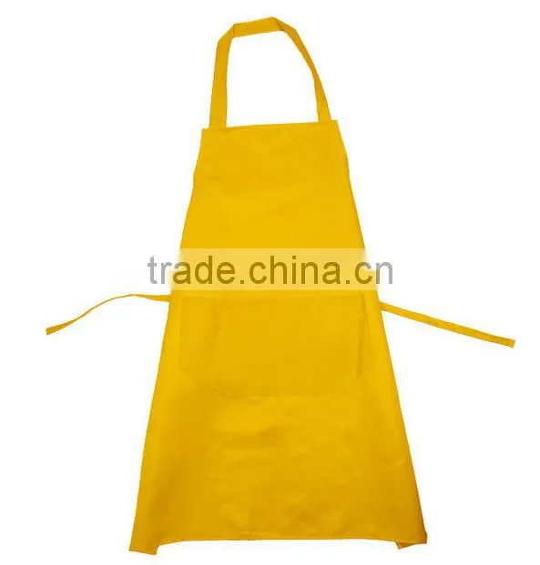 OEM Printed Logo Polyester Kitchen Bib Aprons Womens