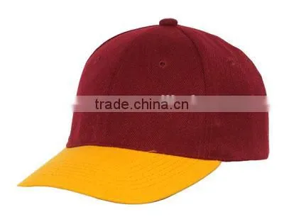 red and yellow baseball hat OEM