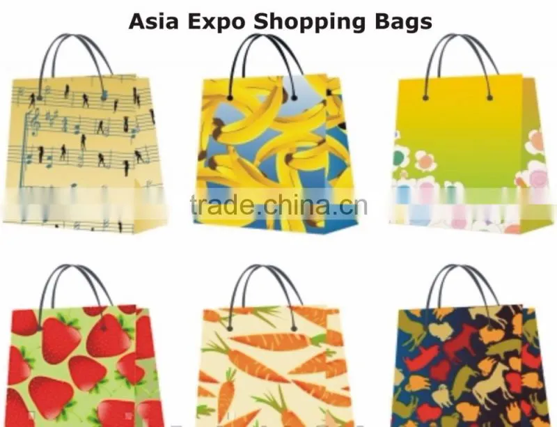 Kraft Paper Gift Bags with Twisted Paper Handles in Solid Colors