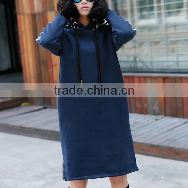 Latest Design Extended Hoodie Round Bottom Hoodie With Long Hoodie String