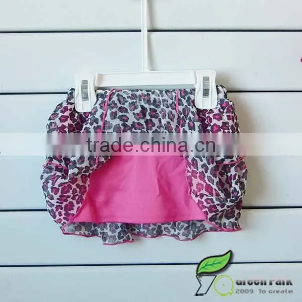 infant hot pink rompers+leopard tutu skirts+hairband 3pcs clothing sets baby suits kids outfits