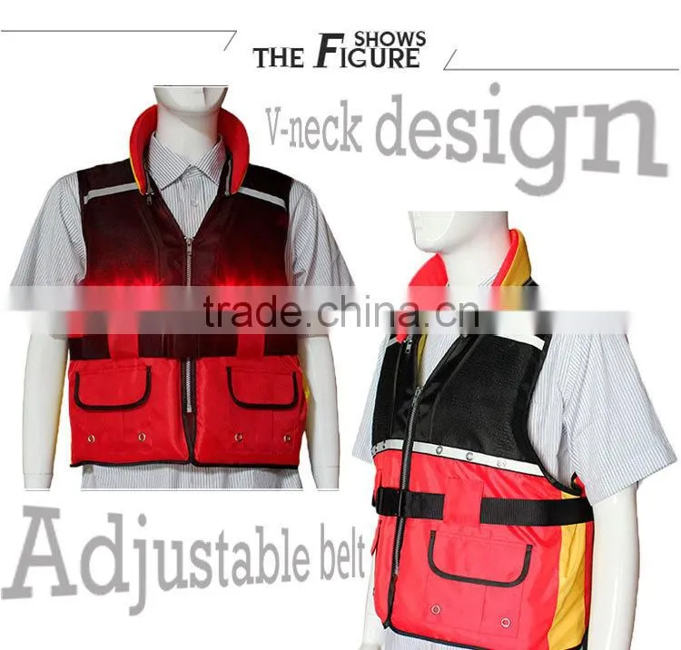 Custom Waterproof Safety light flash LED swimming life jacket Personal flotation device
