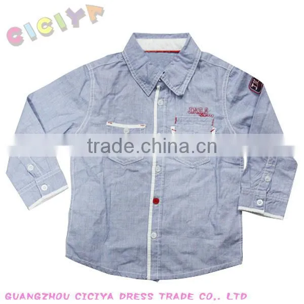 New arrival 2014 striped new model shirts long sleeve latest shirt designs for boys shirts