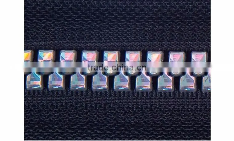 long chain Plastic Zipper big teeth zipper
