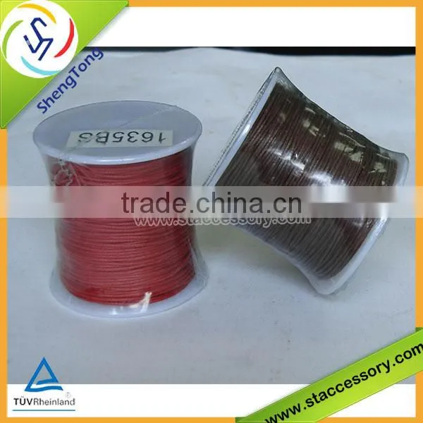For bracelet and necklace wholesale wax cord
