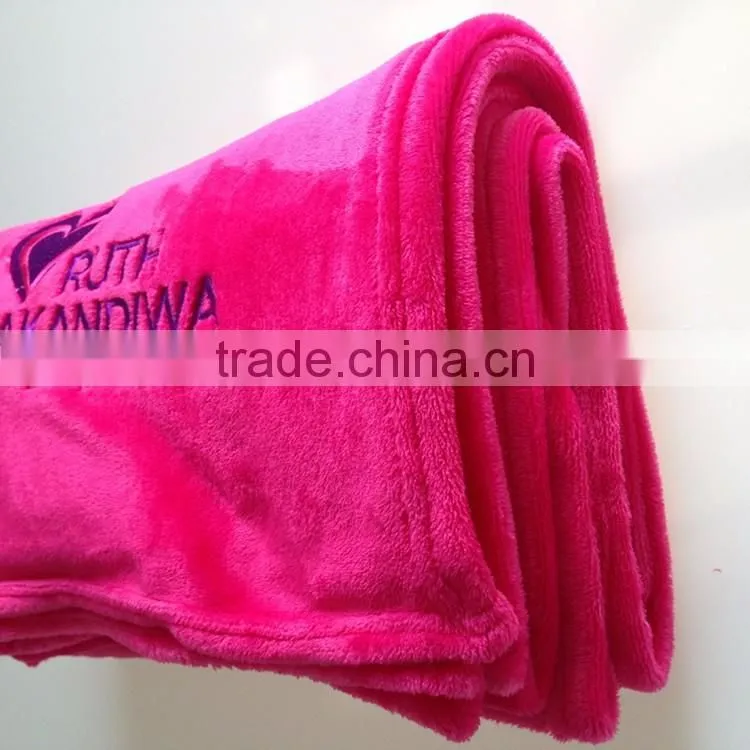 Fleece blanket polyster thermal print