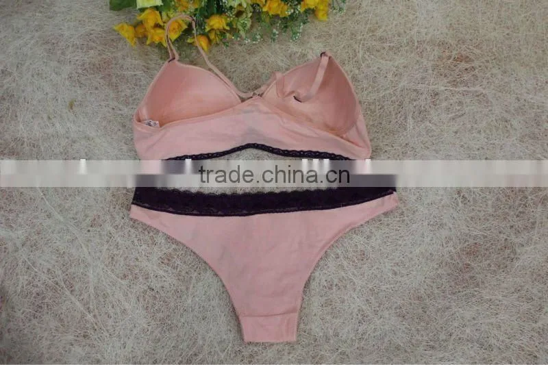 seamless women bra and panty set