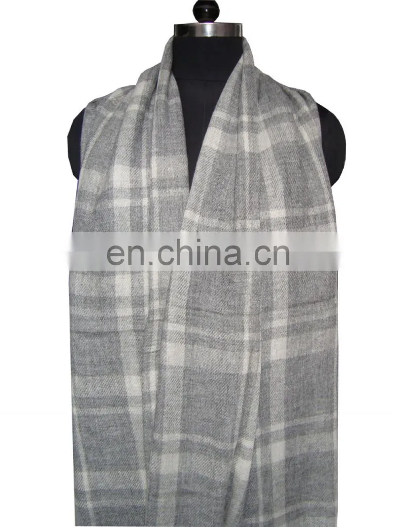 Gauze pashmina check shawls and Scarf