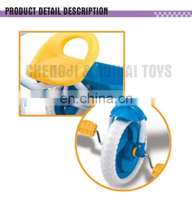 Mini foot pedal bike EVA wheels ride on toy tricycle kids 3 wheel bicycle