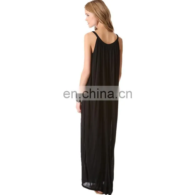 Latest hot design lady tank dress women gaon dress
