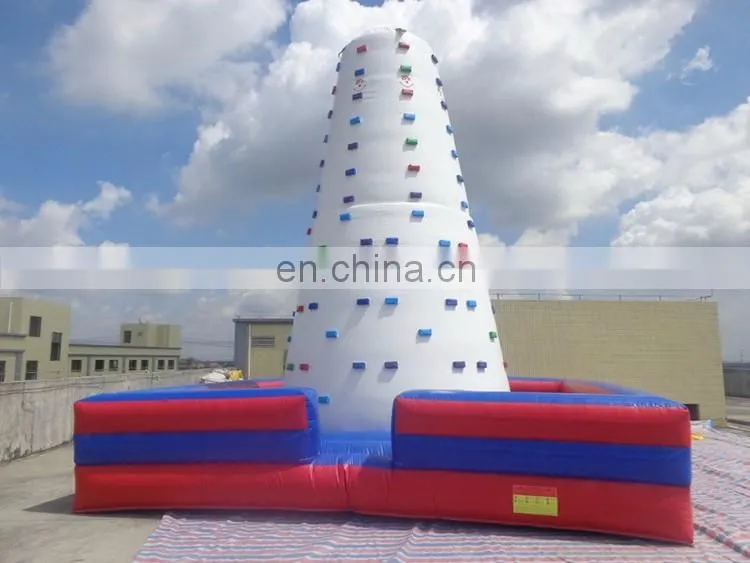 Hot sale climbing mountains inflatable Rock Climbing Wall