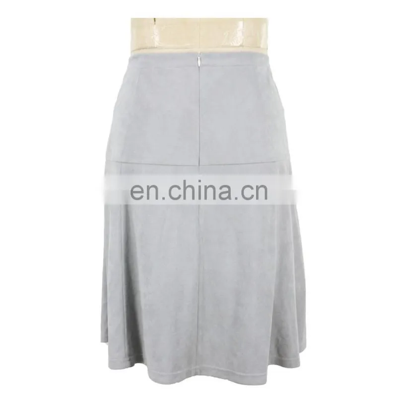 2017 Suede Mid-aged Women Formal Summer Skirt Guangzhou Clogthing