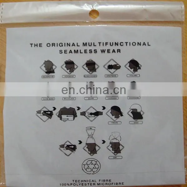 LINGSHANG multifunctional seamless stock AZO free face mask headwear bandana
