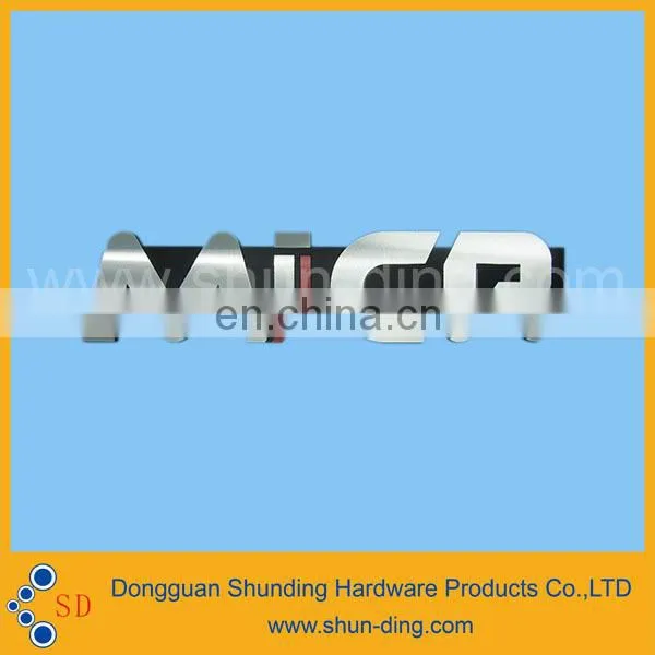Hotssales Custom Embossing Metallic Audio Sound Nameplate