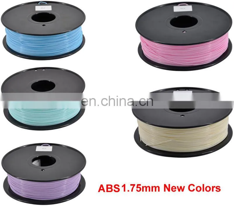 High quality 1.75mm pink ABS/PLA 3D Printer Filament 1kg each Spool