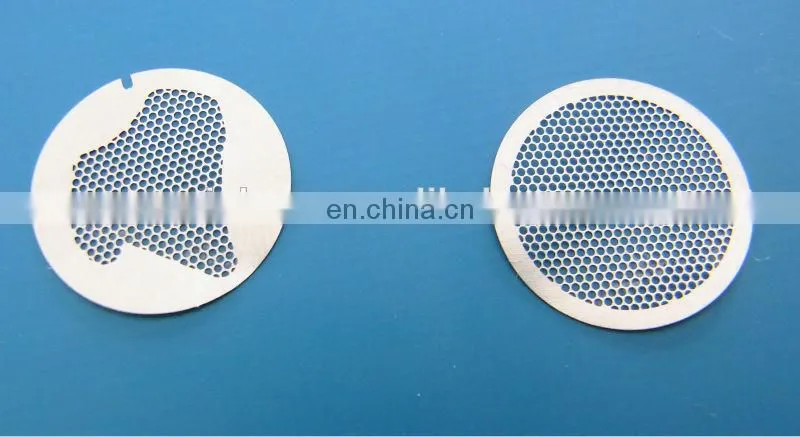 low price precision perforated metal mesh speaker grille with glue