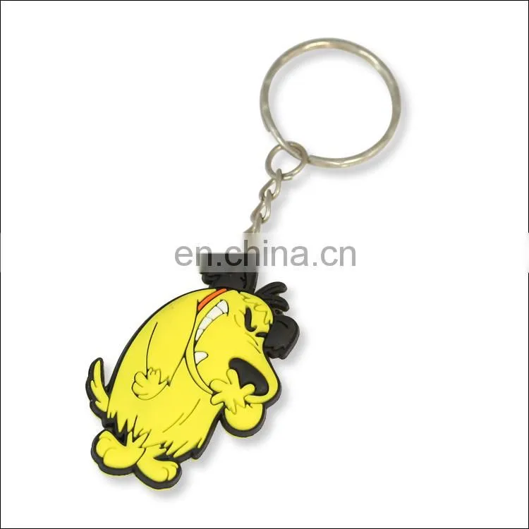 Custom pvc keyhcain pvc dog key ring wholesale