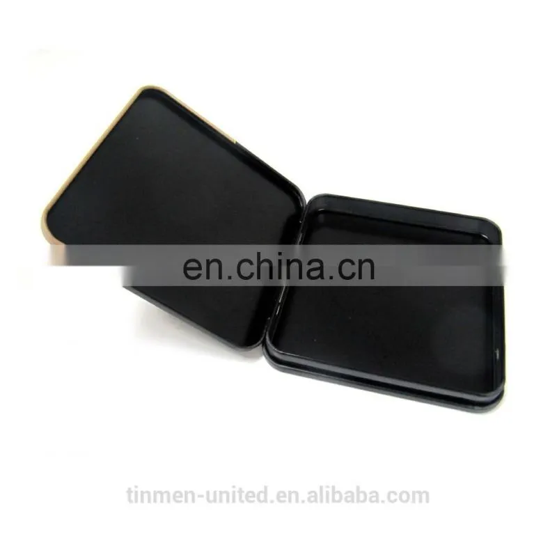2015 New Design Square simple CD case metal tin box
