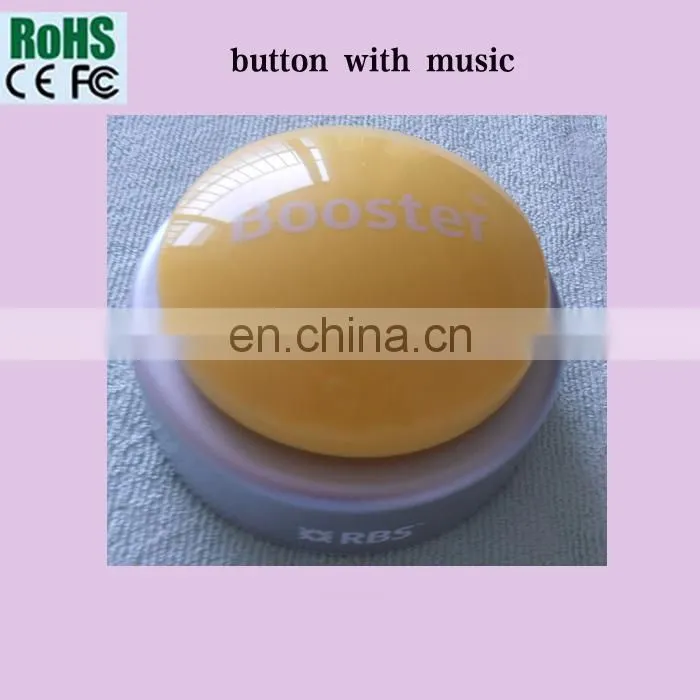 5 Seconds 89*89*35mm Custom Sound Buttons With Personalized Logo