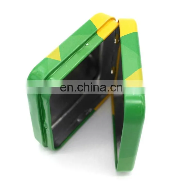 square plastic empty tin can for candy/tin can for food canning