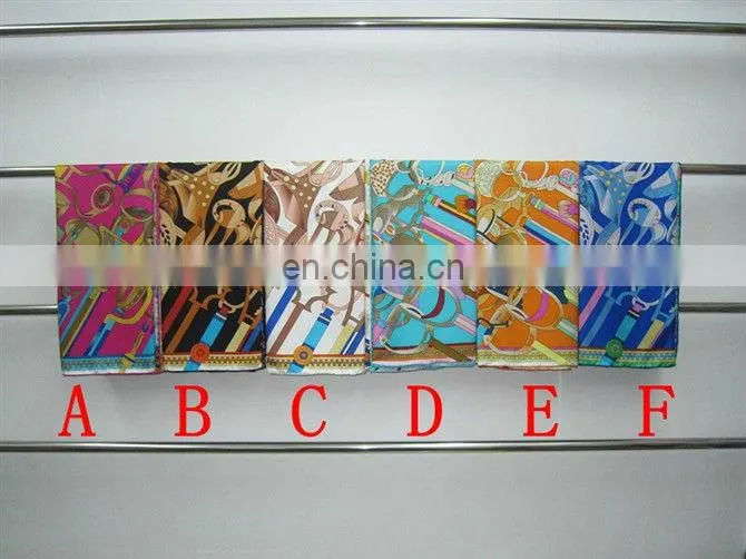 top quality 100% silk double face scarf