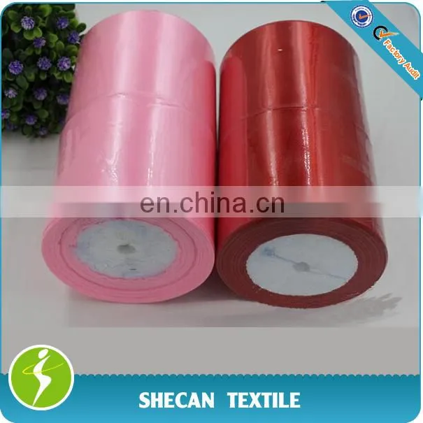 SHECAN Customized color and size gift satin ribbon