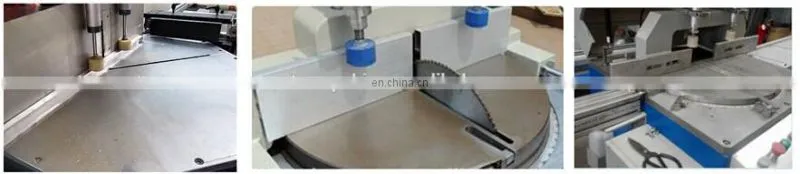 window door frame making/one head cutter /aluminium profile angle channel cutting machine
