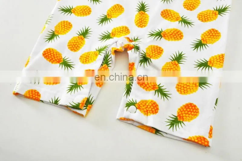 Fashion Summer Short Sleeve Infant Baby Romper Organic Cotton Baby Romper
