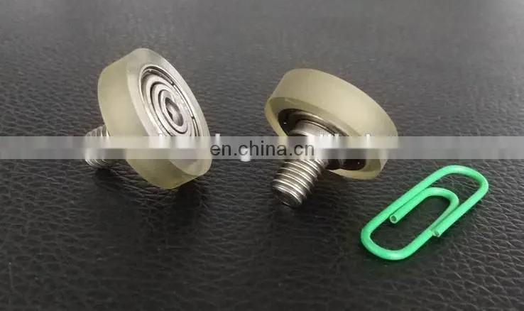 Urethane Coated Bearing with screw rod PU69619-5 polyurethane Bearing