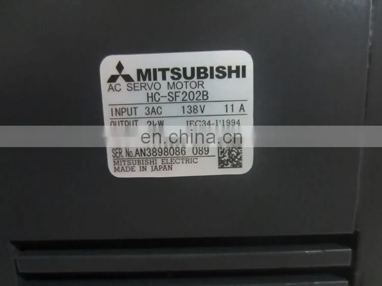 2kw weaving machine loom servo motor HC-SF202BK / HC-SF202B