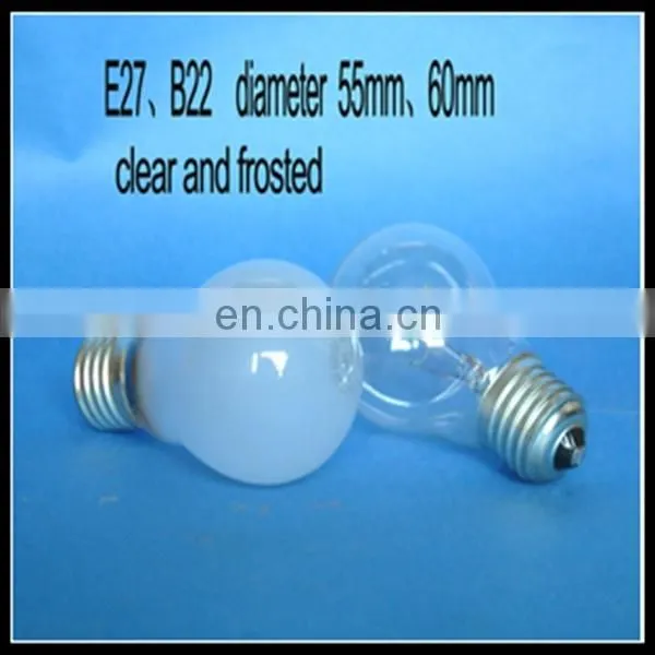 E27 B22 40w 60w 100w 220V clear light bulb