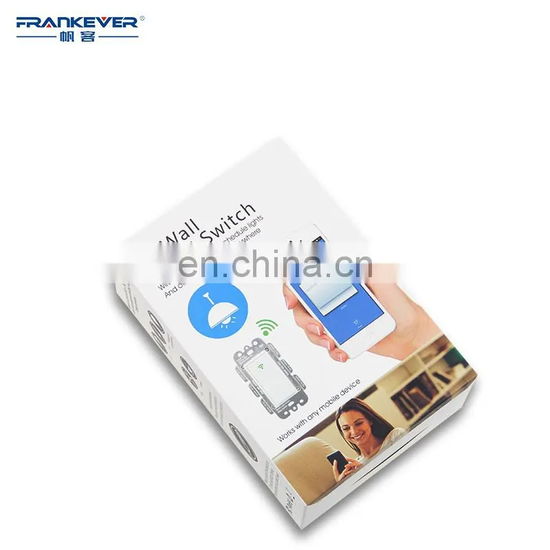 wifi controlled light switch 1 2 3 gang wifi light switch