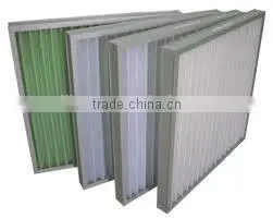 cardboard aluminium air conditioning replacement merv 8 11 15 g4 pleated synthetic fiber media panel filter
