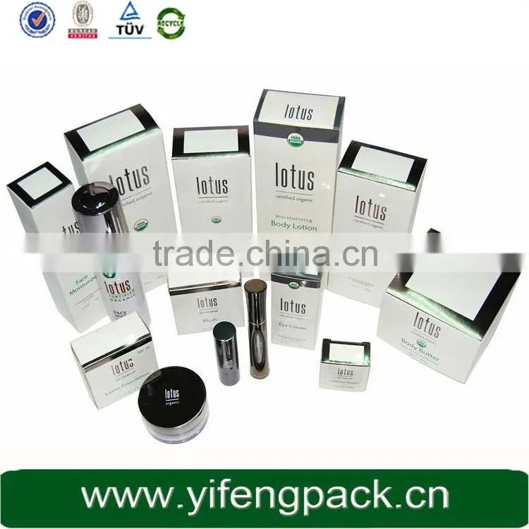 Custom Design Luxury Cardboard Paper Empty Cosmetic Packaging