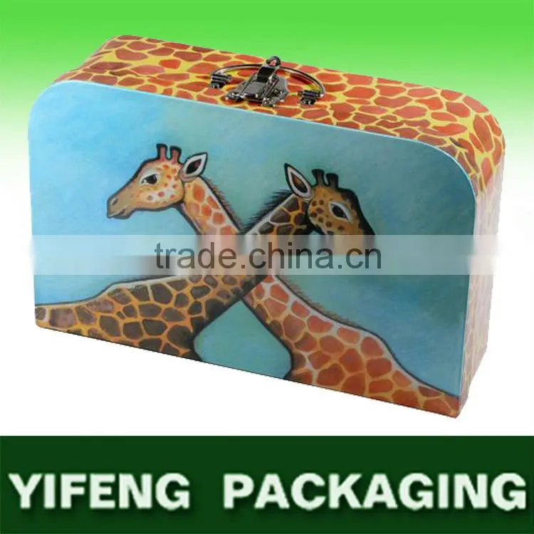 High quality small paper suitcase with handle