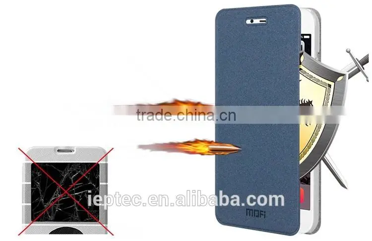 MOFi Wholesale PU Leather Smart Mobile Phone Flip Cover Cases for iPhone 6, iPhone 6A, iPhone A1586, A1589, Free Sample