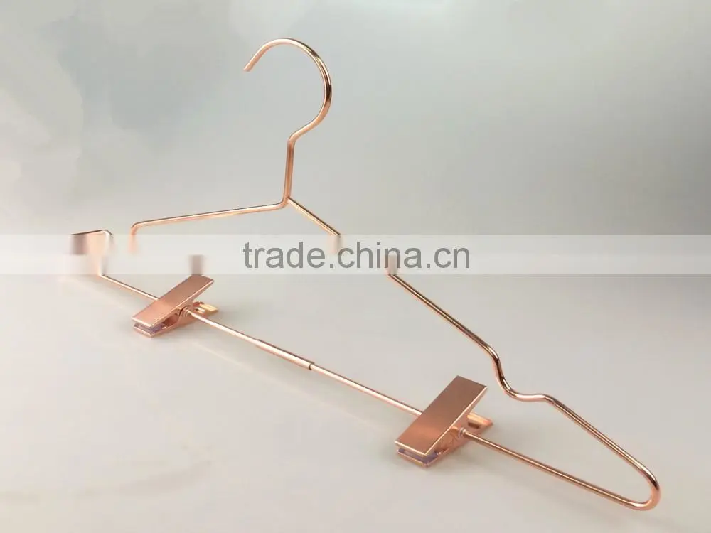 fashion metal wire clothes clips hanger for heavy coat