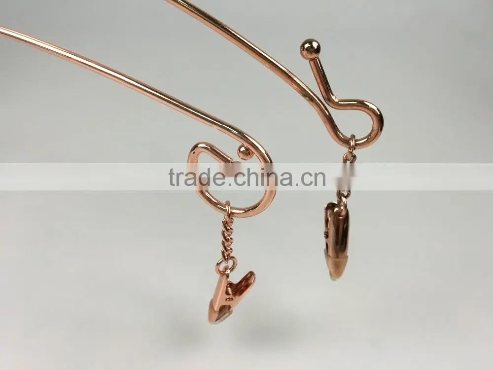 multifuntional metal hanger lingerie display hanger for underwear