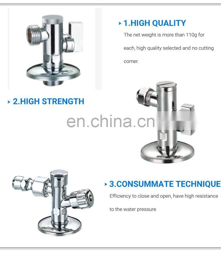 High Quality health faucet accessories Forged brass angle valve