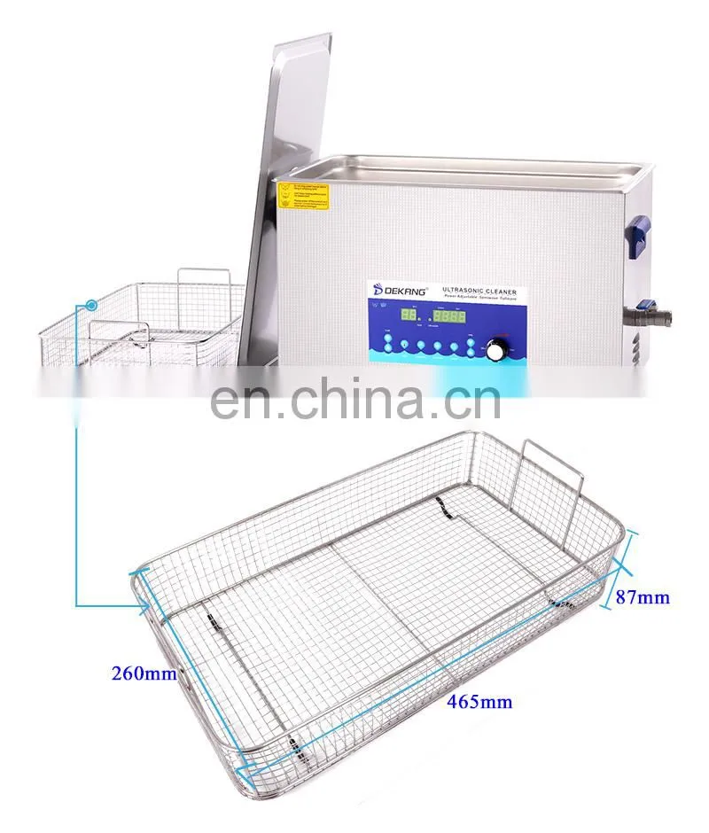 Ultrasonic Blind Cleaning Machine Power Adjustable and Dual Frequency for Car Parts Wash