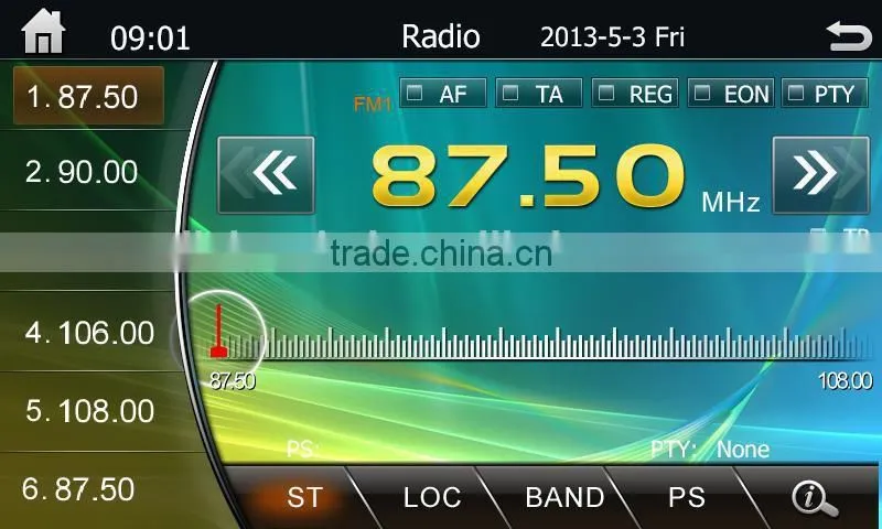 8inch 800*480 Touch Screen Car Radio GPS for Toyota Corolla 2014 Levin Car Stereo DVD GPS Navi