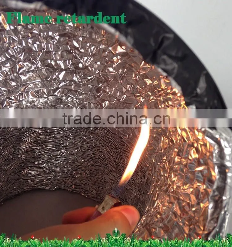 Ventilation fire resistant aluminium foil flexible duct