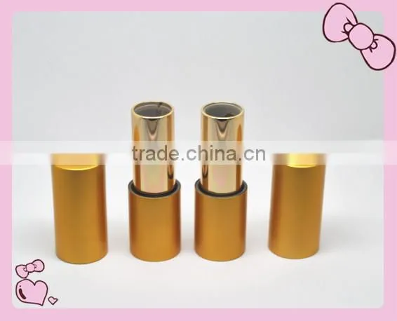 excellent metal magnet lipstick tube with golden color
