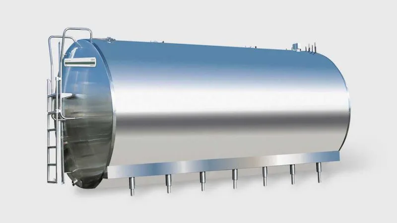 Milk Cooling Tank 1000 Liters Horizontal Milk Cooling Tank Stainless Steel Milk Cooling Storage Price